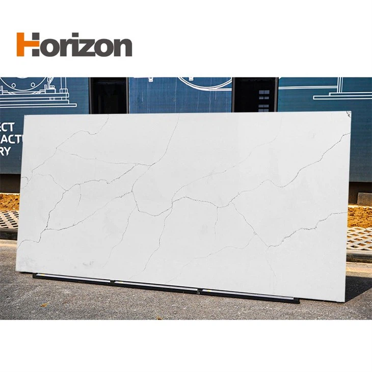 Crystal White Quartz Table Top Quartz Kitchen &Vanity Countertop Decor Furniture